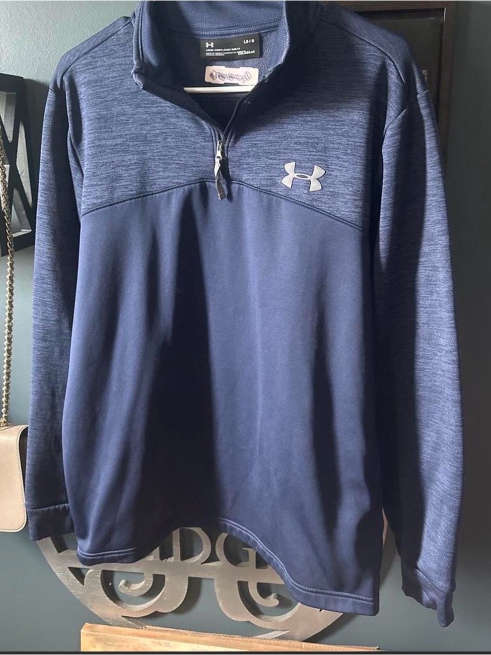 LG Men’s Navy Half-Zip Pullover Sweater